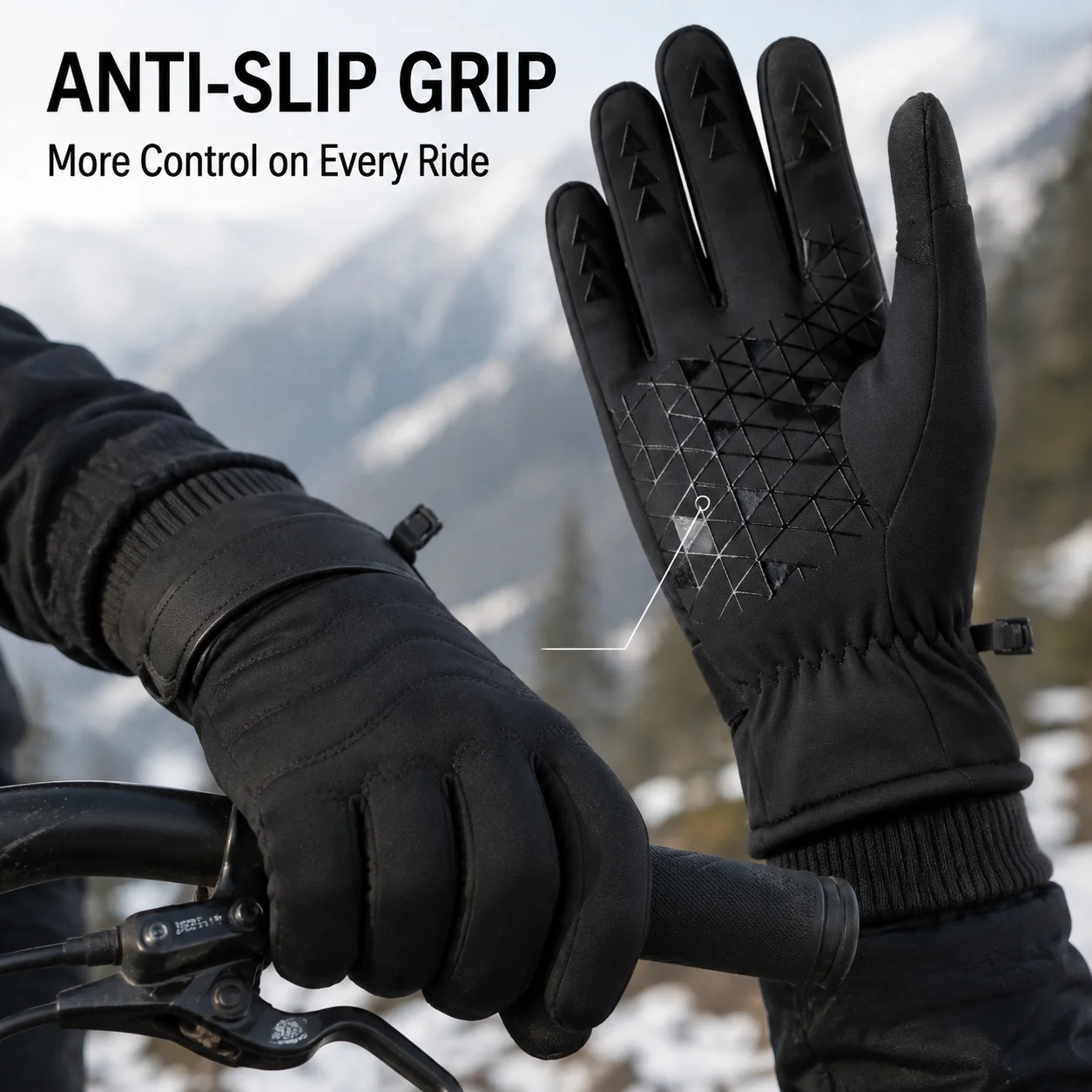 ถุงมือปั่นจักรยานฤดูหนาวสำหรับ - Touch Screen Gloves บทวิจารณ์และราคา