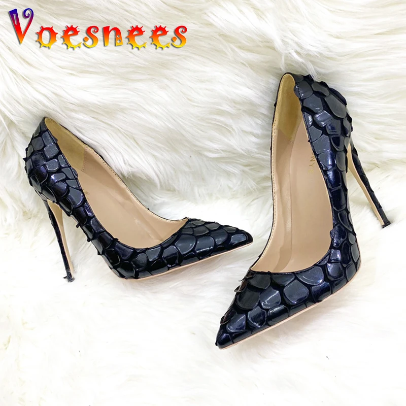 

Женские туфли-лодочки на высоком каблуке 10 см, размеры 34-43