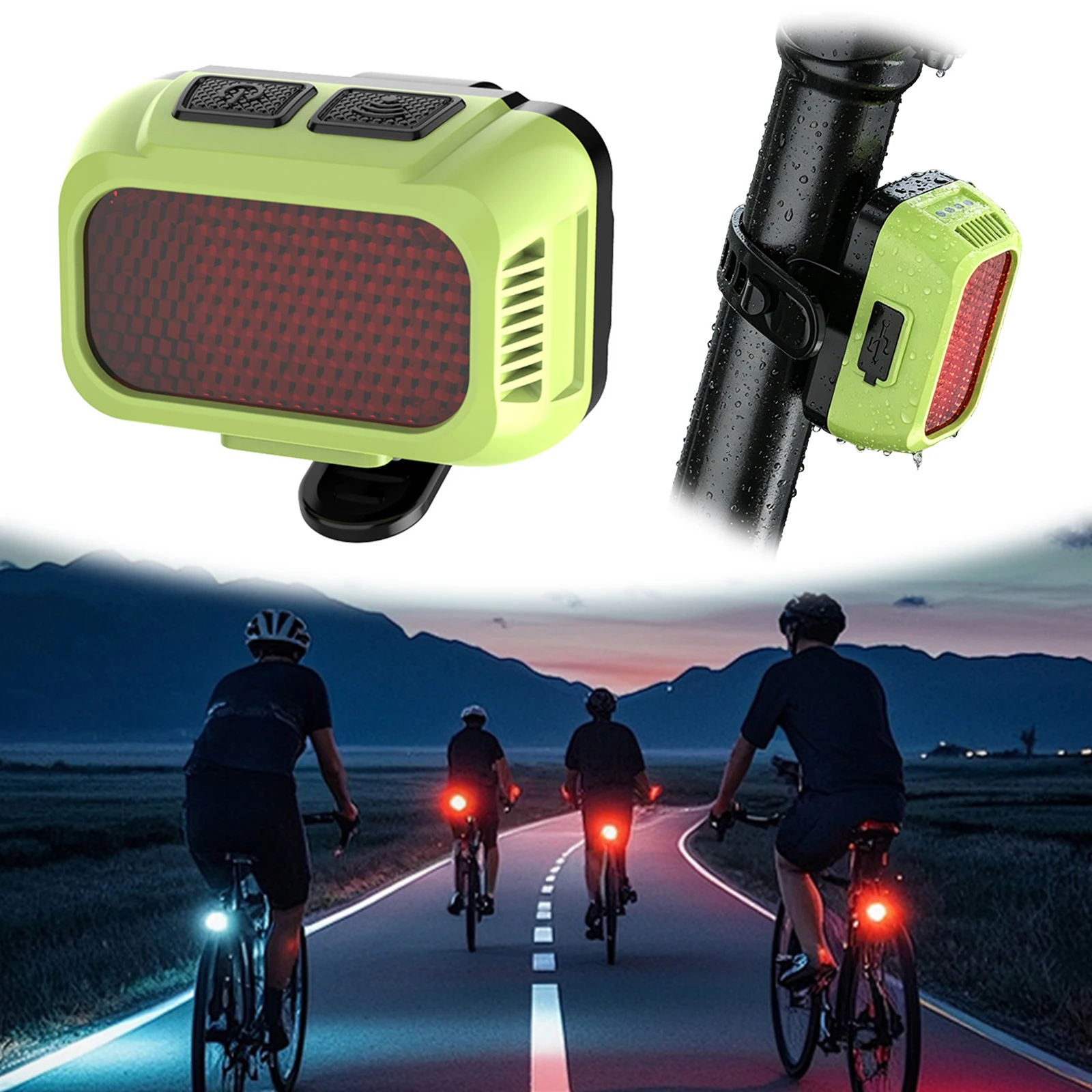 Type-C Powered Bicycle LED Saf - Mountain Biking Experience review and price