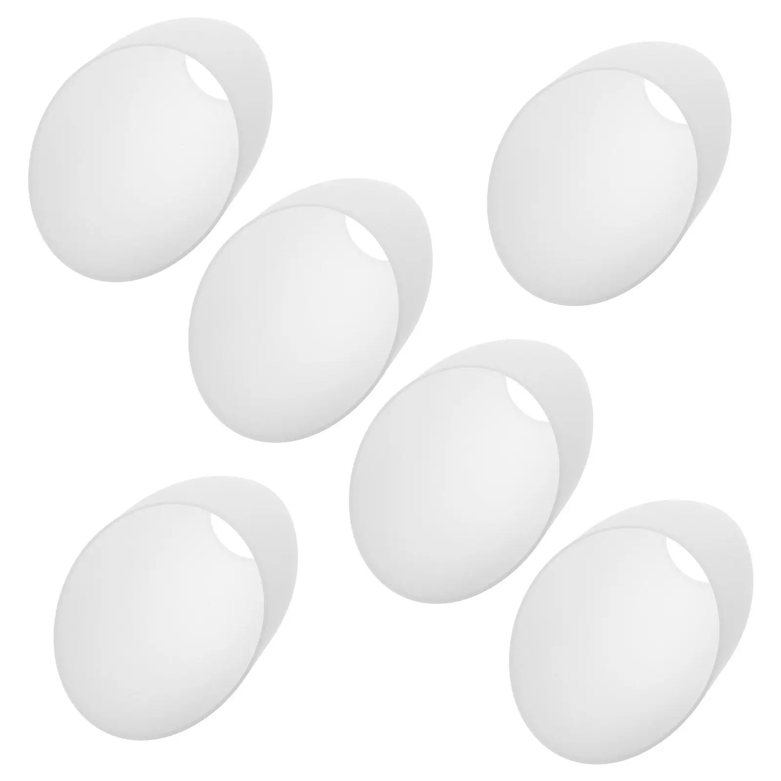 

Набор из 6 наклонных пластиковых плафонов для ламп, диаметр отверстия 40 мм, легко чистить, подходят для потолочных, настенных, напольных и настольных светильников.