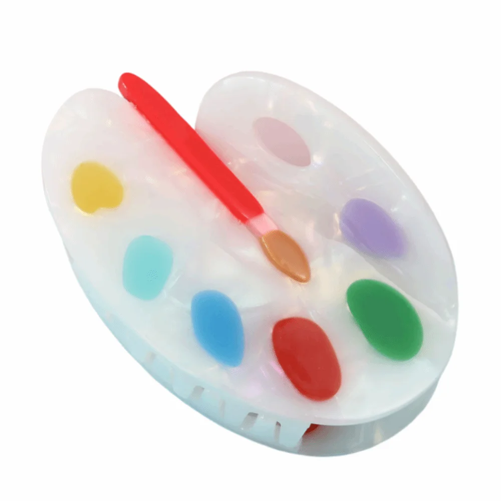 

Convenient Funny Book Hair Claw Cute Novelty Pencil Hair Barrettes Fashion Comfortable To Wear Geometry Acetate Hair Clip Girls