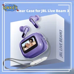 Clear Case for JBL Live Beam 3 Protective Nylon Lanyard Soft Cover Shells Anti Dust Sleeve Hand Rope Strap Accessories