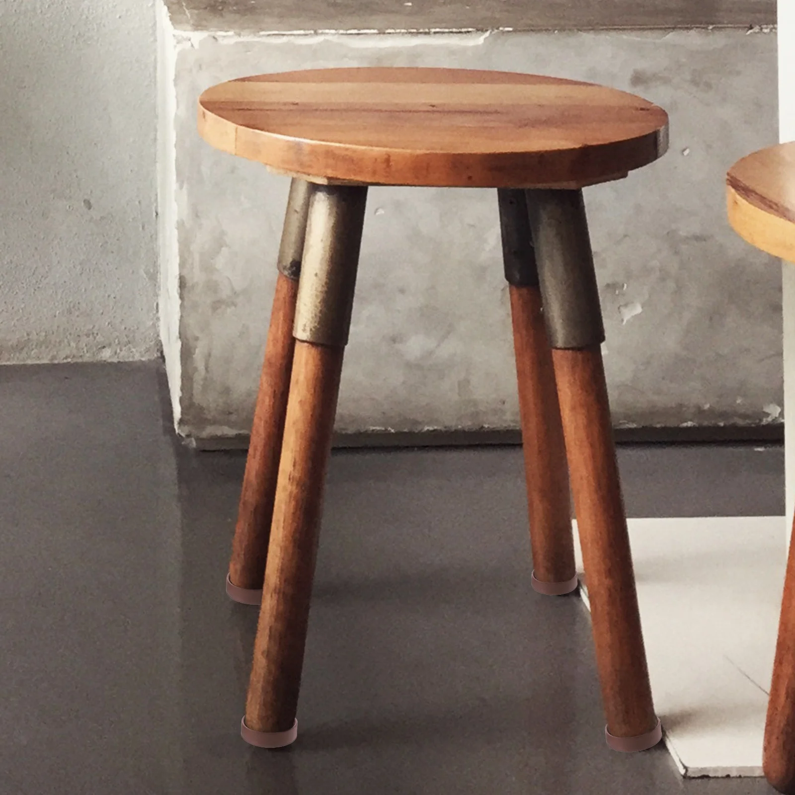 Sottobicchieri per mobili compatti da 4 pezzi per gambe di sedie da tavolo Cuscinetti antiscivolo resistenti all'usura Assorbimento degli urti Protezione dai graffi