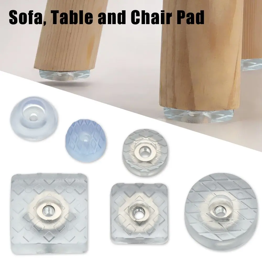 Soft Anti-skid Silicone Pads Non-Slip Covers Floor Protector Table Chair Feet Cap Furniture Feet Rubber Furniture Leg