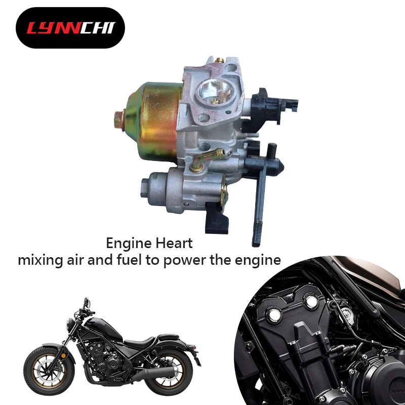 

LYNNCHI Motorcycle Parts Carb Carburetor Gasoline Engine For Pressure Washer Lawn Mower Hond Dirt Pit Bike Off Road Motocross