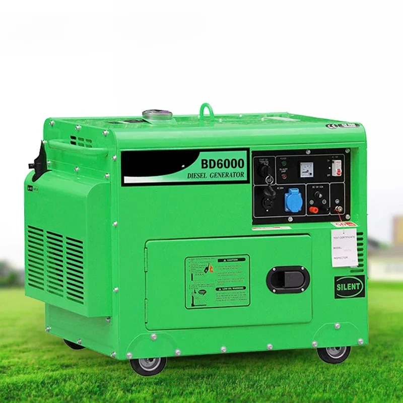 for BD-6500 220V 230V Diesel Inverter Generator 6KW 50Hz Silent Diesel Generator