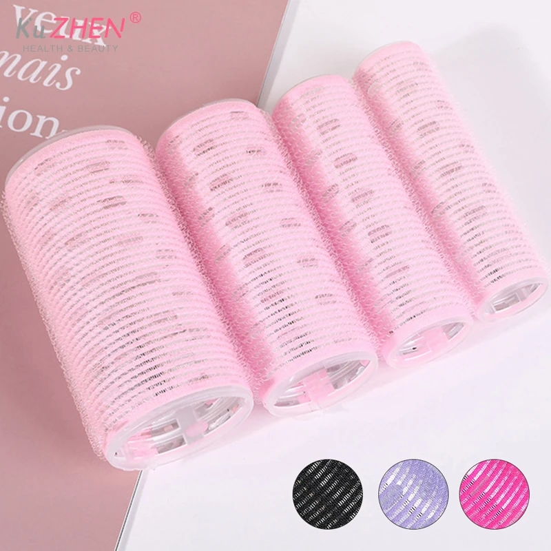 Different Size Self Grip Hair Rollers Magic Curler Plastic Self-adhesive Hair Curling Hairdressing Tool Girl Beauty Styling Tool