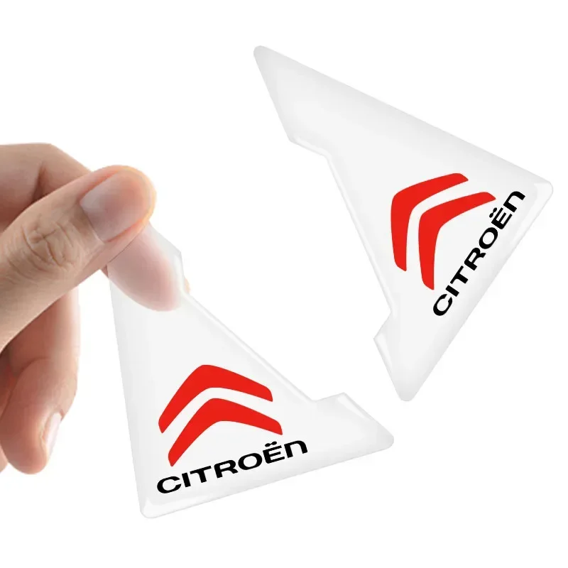 2 قطعة غطاء زاوية باب السيارة المضادة للخدش حماية ملصق التصميم لسيتروين C1 C3 C4 جراند بيكاسو C4L C5 C6 C8 VTS Aircross