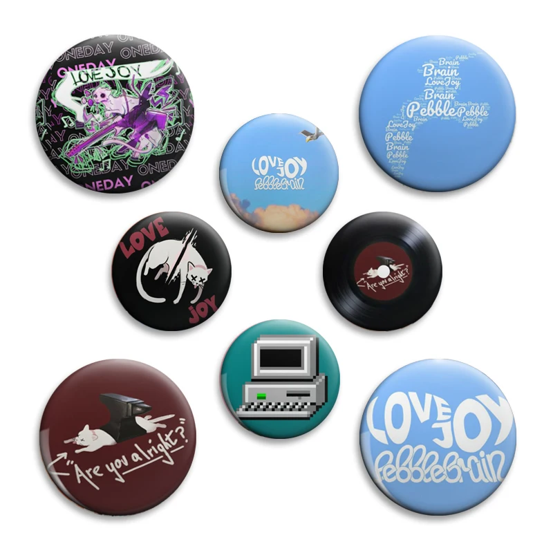Lovejoy Wilbur Soot Streaming Soon Computer Pebblebrain Band Soft Button Pin Cr…