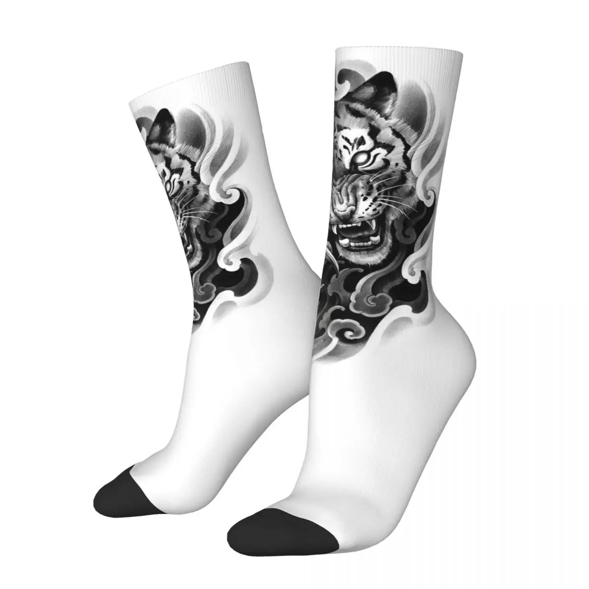 3D printing cosy Unisex Socks,Hip Hop Cool Animals, Lions, Tigers, Gorillas 11 Interesting Four Seasons Socks