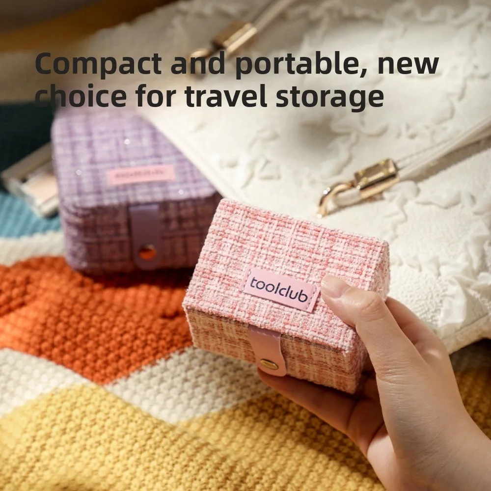 

PU Leather Jewelry Packing Bag Jacquard Fabrics Rings Necklace Earrings Storage Case Bracelet Organizer Jewelry Holder Outdoors