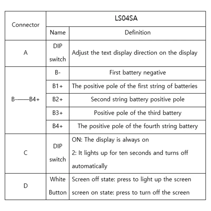 عرض جهد بطارية الليثيوم جهاز قياس الجهد الكهربائي الجديد 4S بطارية ليثيوم قياس خلية واحدة
