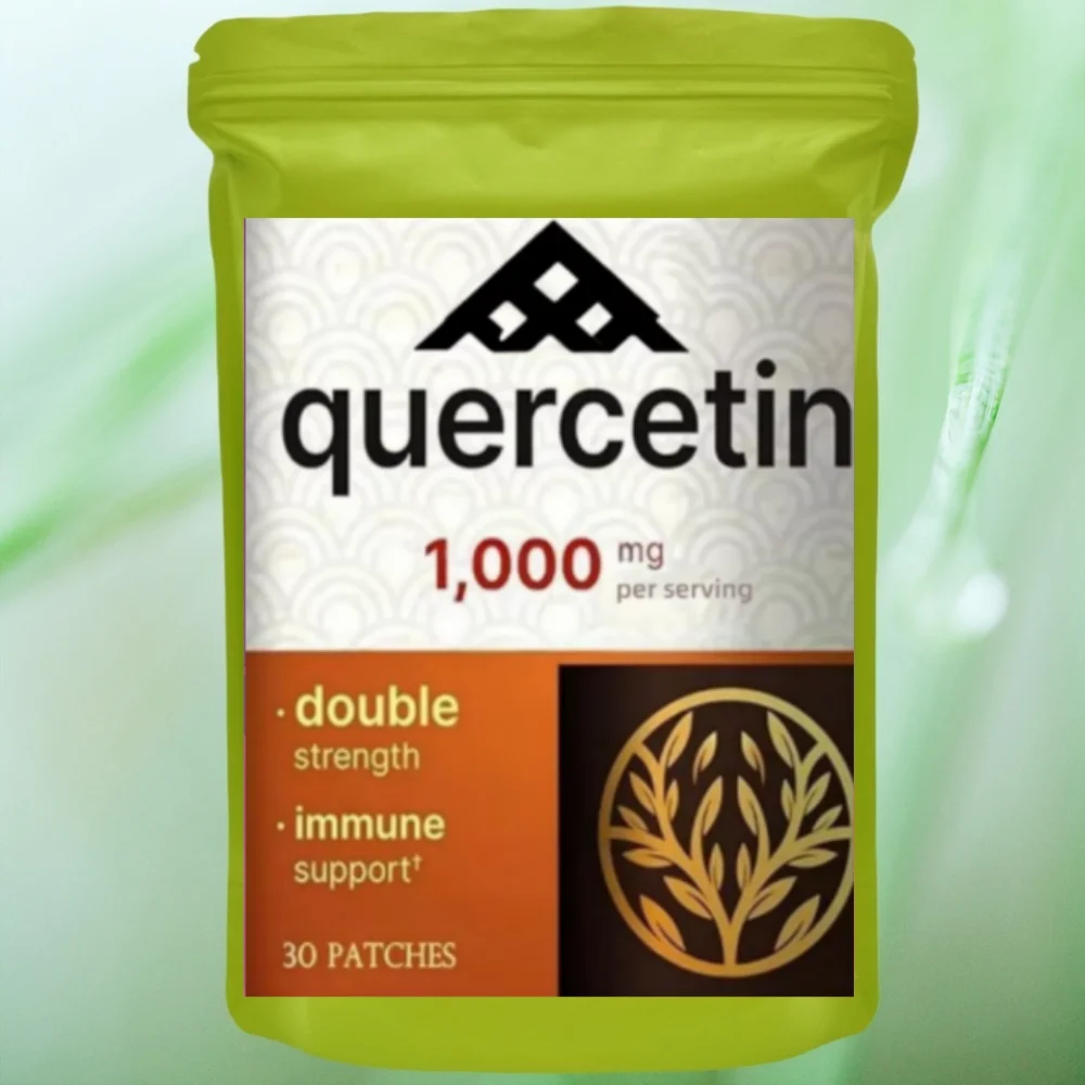 Quercetin Phytosome Transdermal Patches with Vitamin C and Zinc Immune Support Anti-Inflammatory 30 Patches