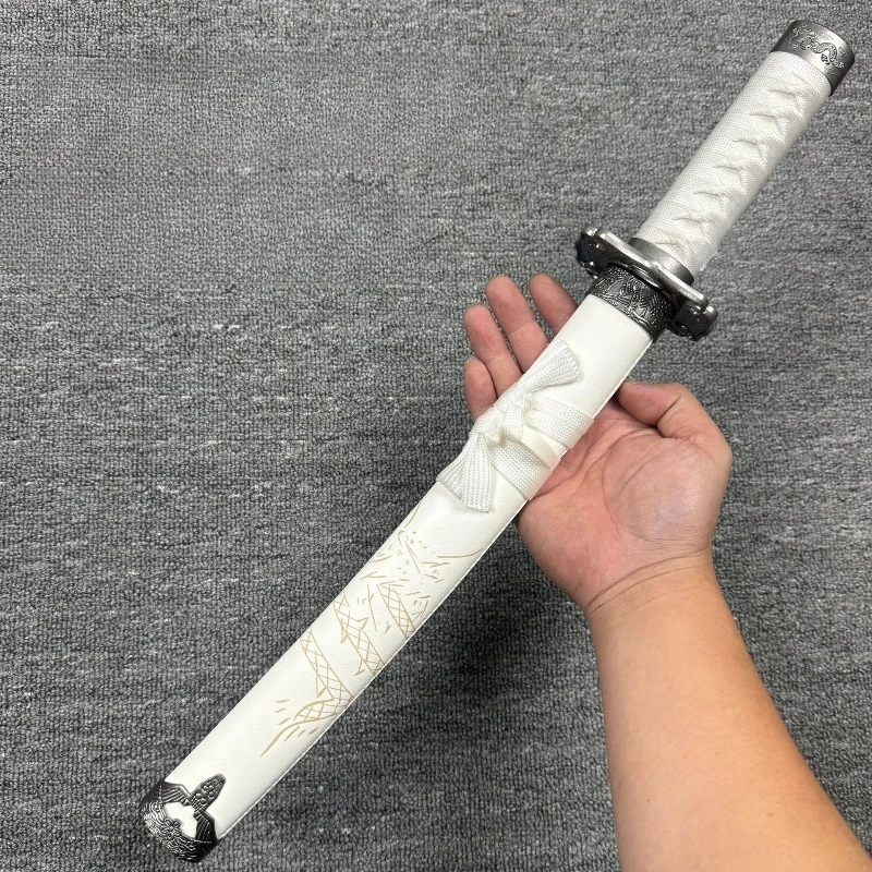 52cm/20.47in Medieval Short Sword Wooden With Sheath Katana Model Props Game Cosplay Peripherals Party Display Gifts Outdoor Toy