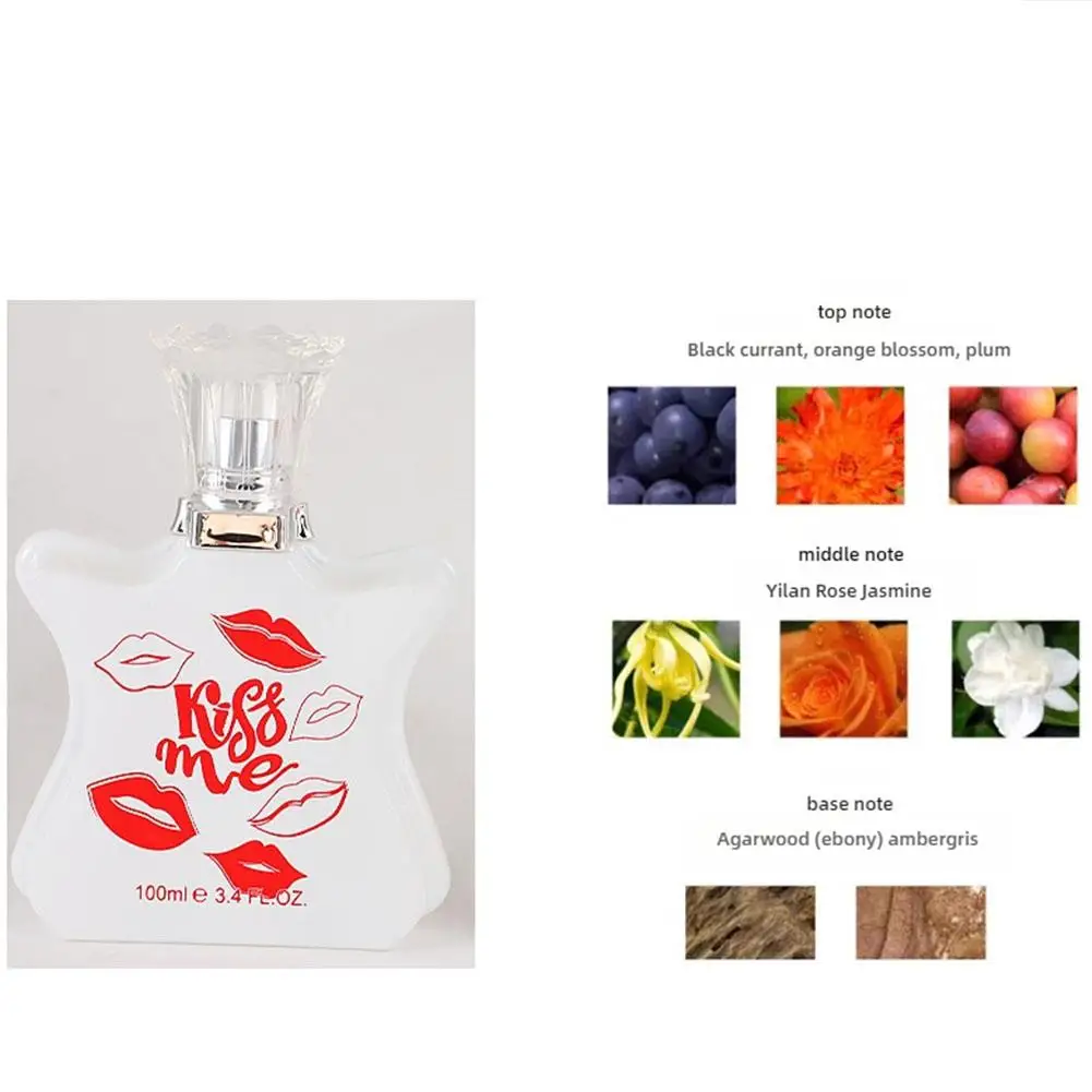 Perfume árabe de 100ml, fragancia fuerte, fragancia ligera duradera, rosa dulce, Perfume de estrella de mar para mujer, aroma Floral, feromonas para citas