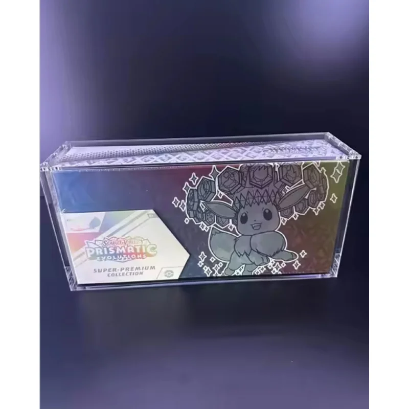 

Акриловый футляр с защитой от УФ-излучения для демонстрации бустерных пакетов Poke Mon Prismatic Evolutions Super-Premium Collection SPC