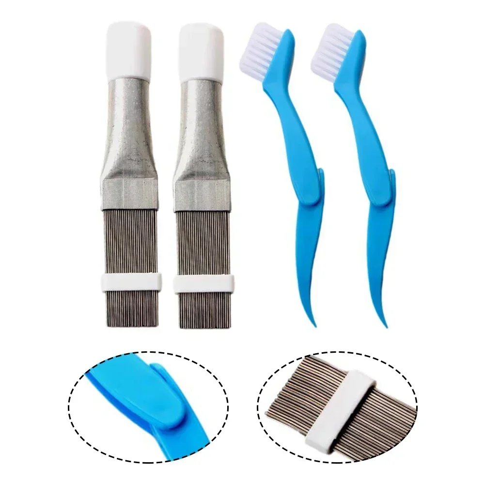 Air Conditioner Fin Cleaning Tool Home Cleaning Tool Coil Comb A/c Hvac Condenser Radiator Universal Folding Brush Cleaning Tool