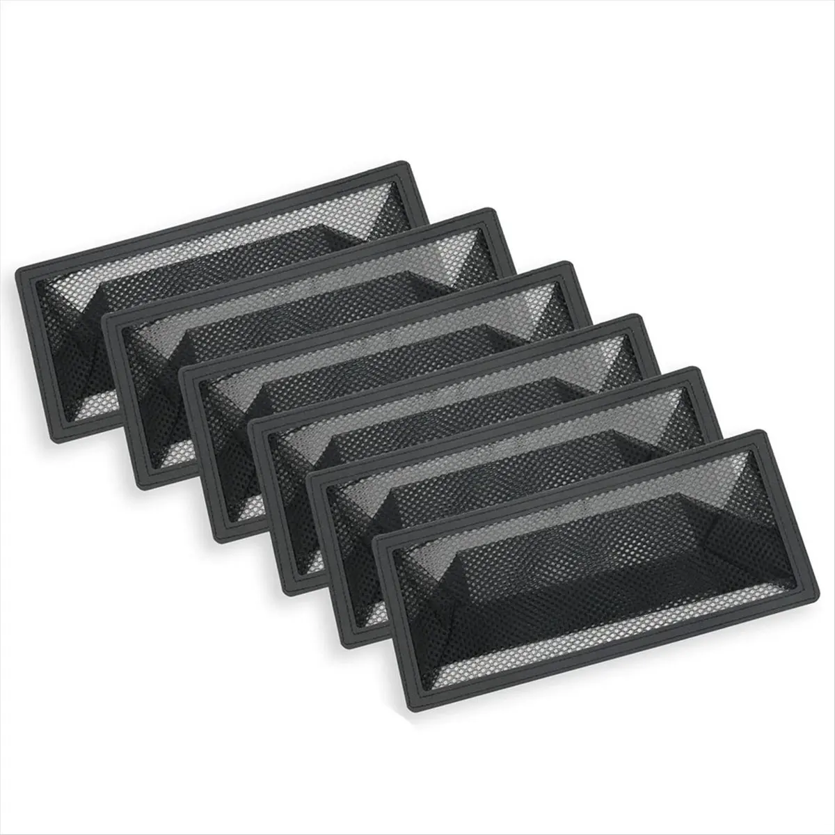 ABFS Floor Register Trap, AirVent Filter Mesh Catcher, Vent Screen Net Keeps Bugs, Coins, Pet Hair, Food Out (4x10In/6Pack)