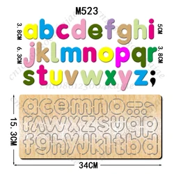 Letter New Cutting Dies 2024 New Arrivals Scrapbooking 16MM Knife Suitable for Most Wooden Cutting Dies Machines