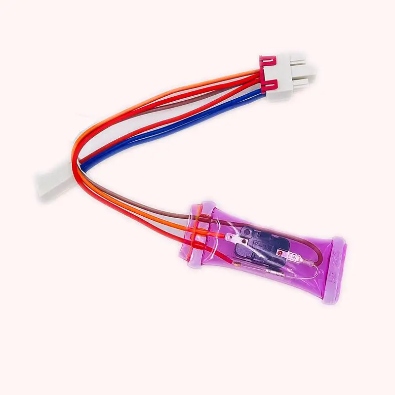 1Pcs Thermostat Temperature Control Short Line 11cm Refrigerator Defrost Thermostat N12-5 Action AC250V 10A Bimetal Defrost