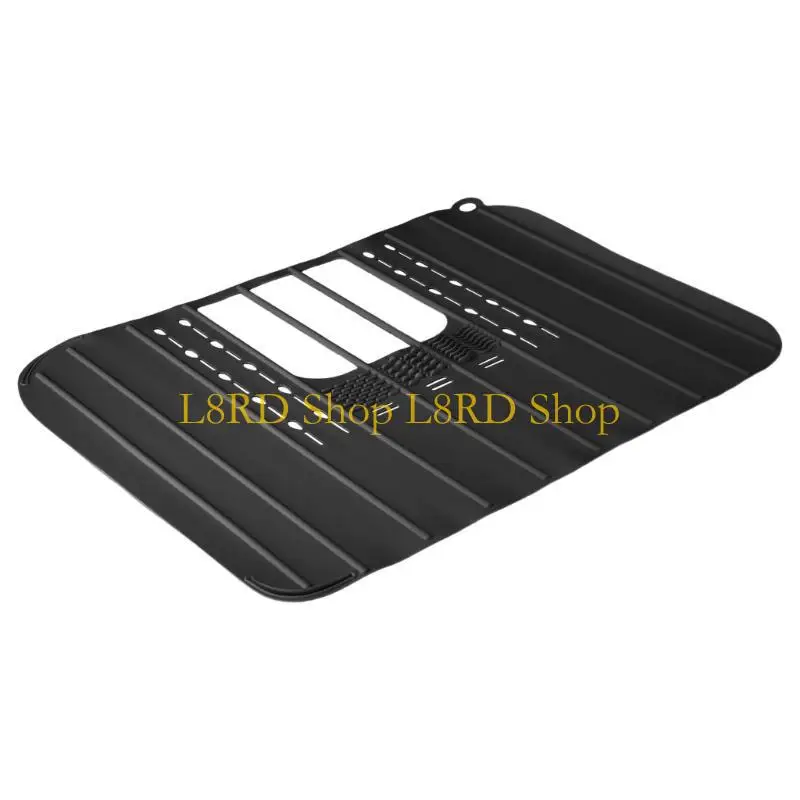 L8RD Foldable Sink Cover Silicone Beauty Makeup Brush Mats Small Bathroom Sink Cover Makeup Organizers Mats