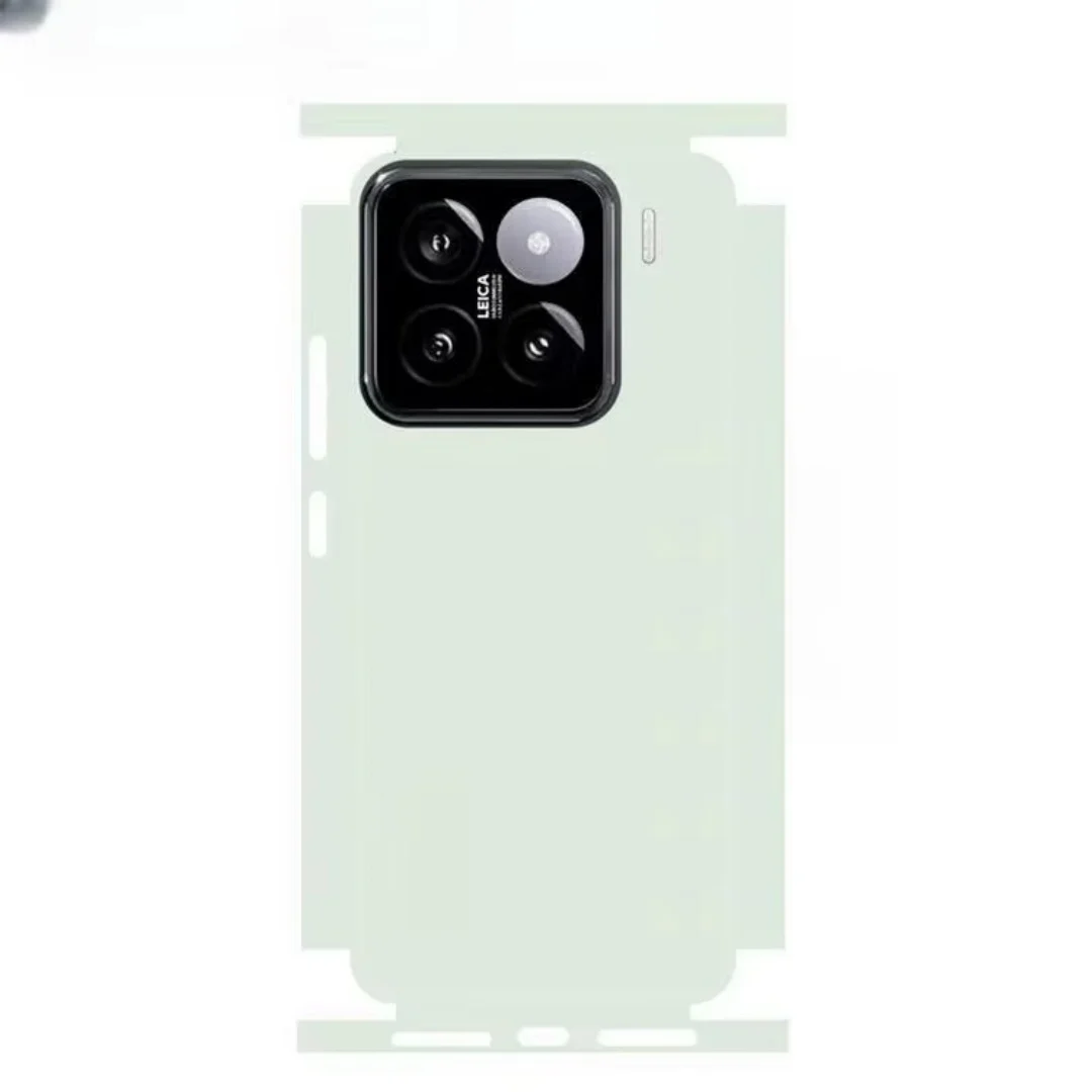 Plain Color Pattern Matte Film Skin Phone Back+Sides Sticker For XIAOMI 15 14 13 Ultra 14 Pro Redmi Note 13 12 Full CoverWrap