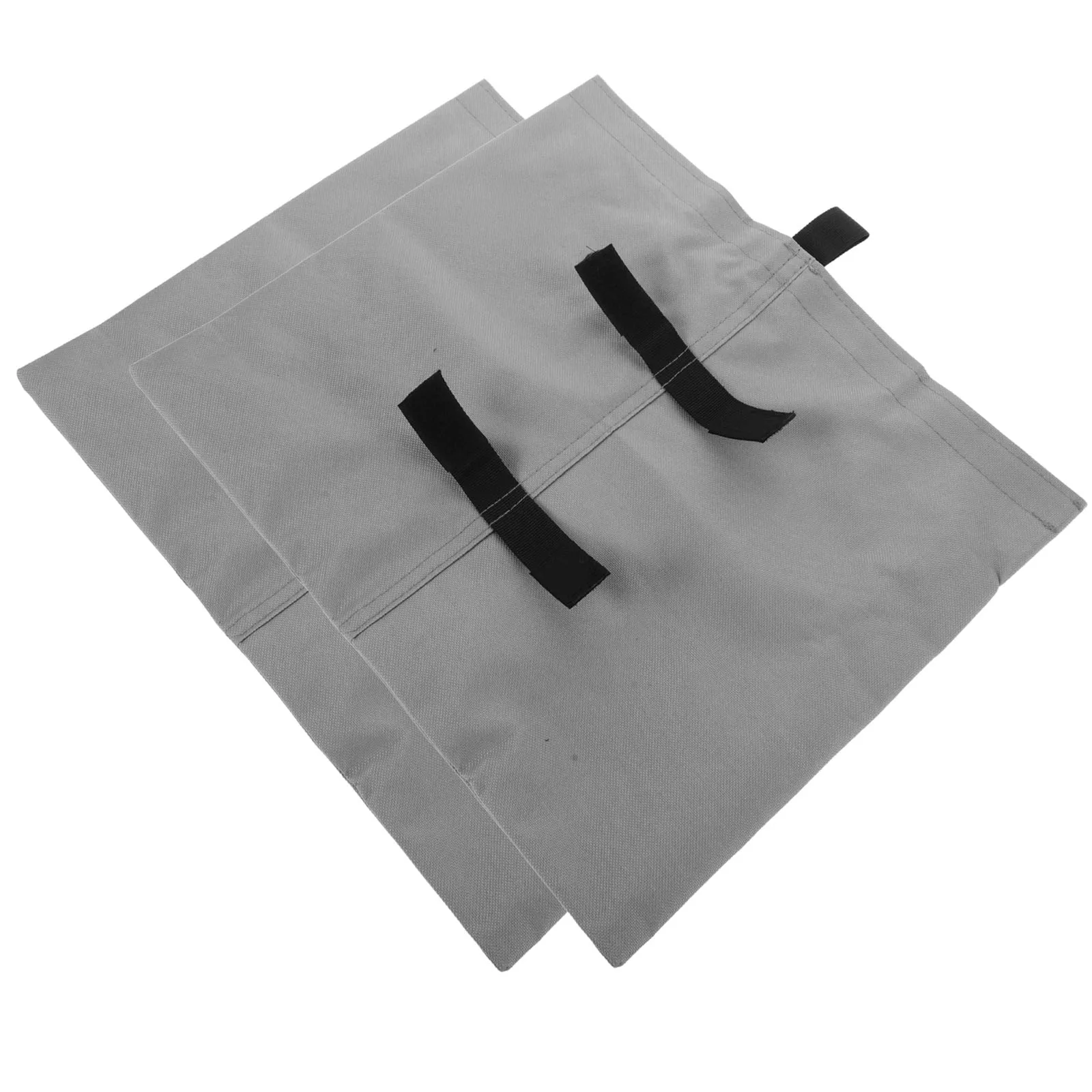 

2pcs Tent Fixed Sandbags Heavy Duty Canopy Weights Windproof Gazebo Patio Grey Large Outdoor Furniture Shelter Photography