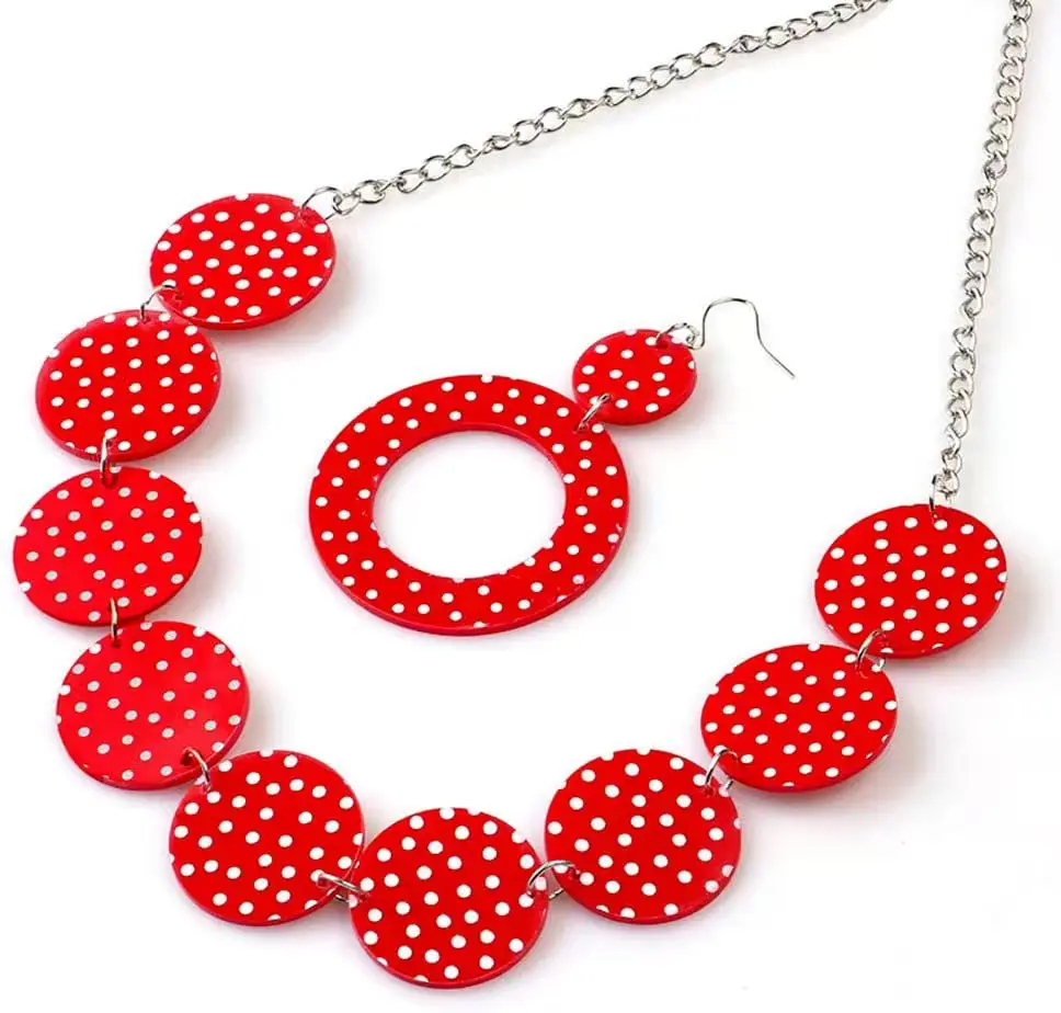 PESENAR 5-delige jurk en accessoireset uit de jaren 50 voor dames