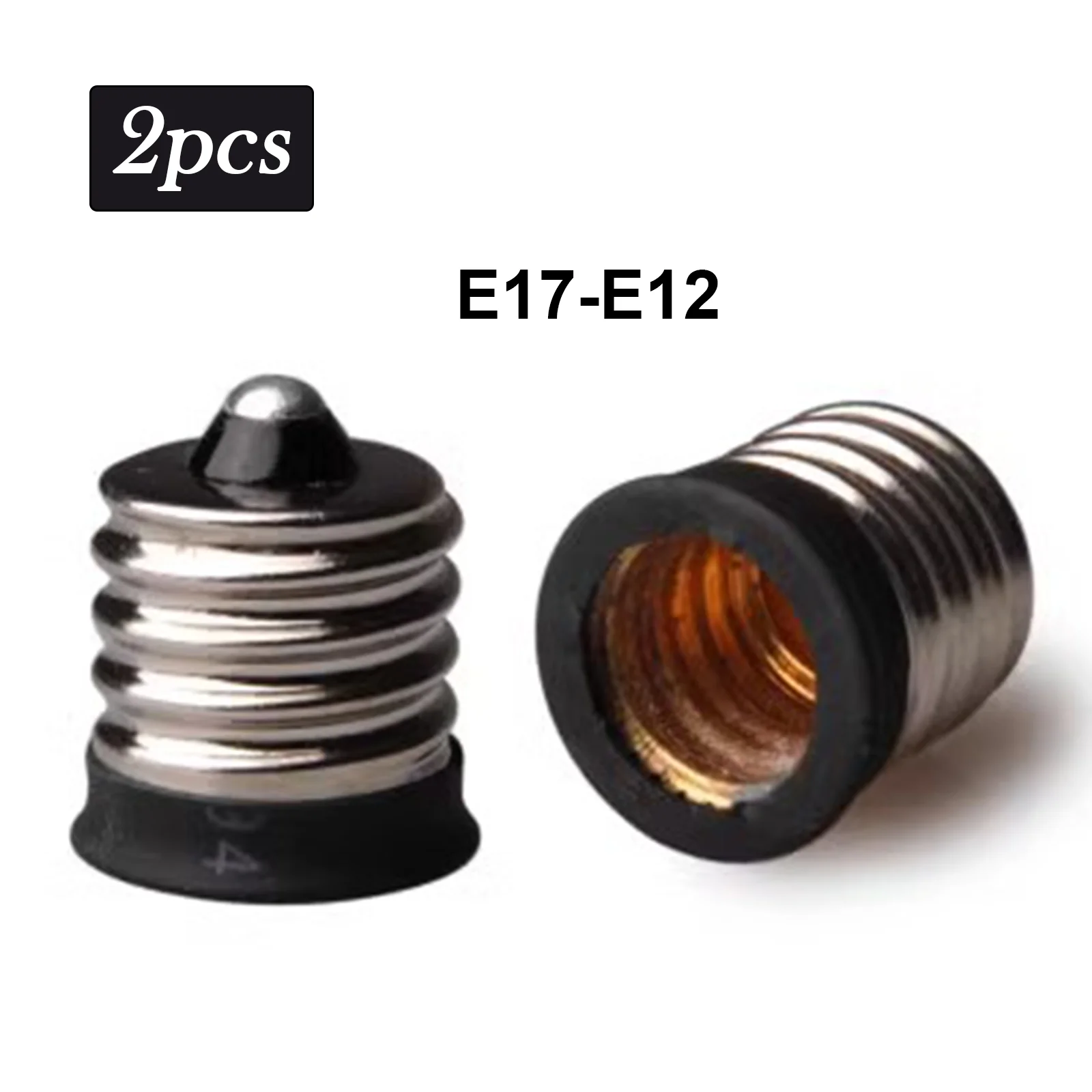 2PCS E17 To E12 Lig…