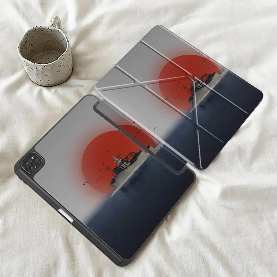 Tablet Case For iPad Pro 11th 10th 9th 8th 7th 12.9inch Air 4 5 M3 M2 1 2 M4 11inch Pro 2025 Mini 6 7 Holder Cover Riding The