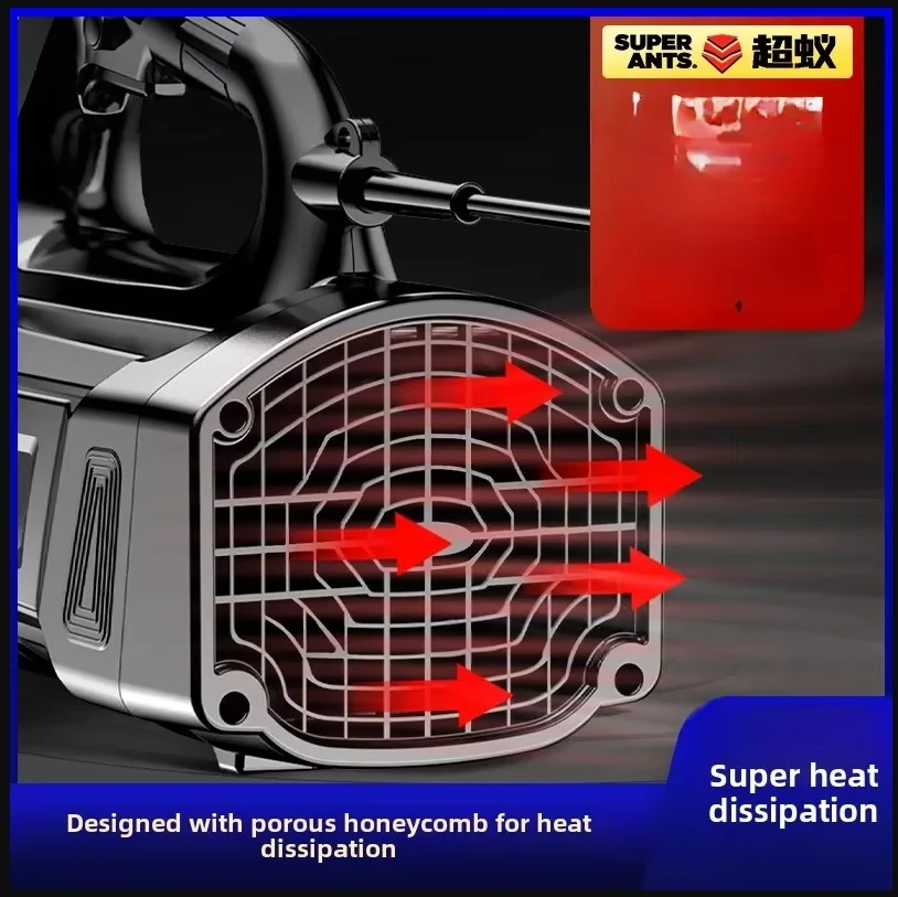 

220V Industrial Ventilation Fan Blower High-Power Air Gun Lithium Battery Dust Collector DB