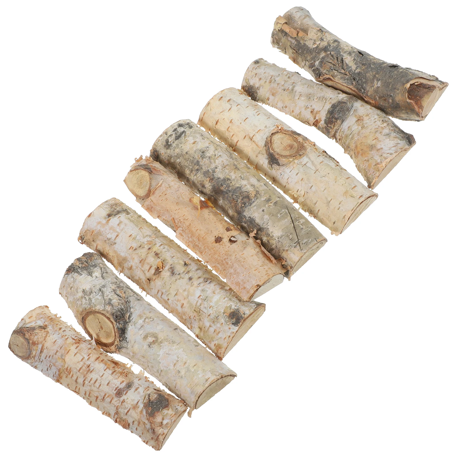 

8Pcs Christmas Small Wood Blocks Personality Fashion Fish Tank Decor Log Sticks Fish Tank Decorative Diy Crafts Party Supplies