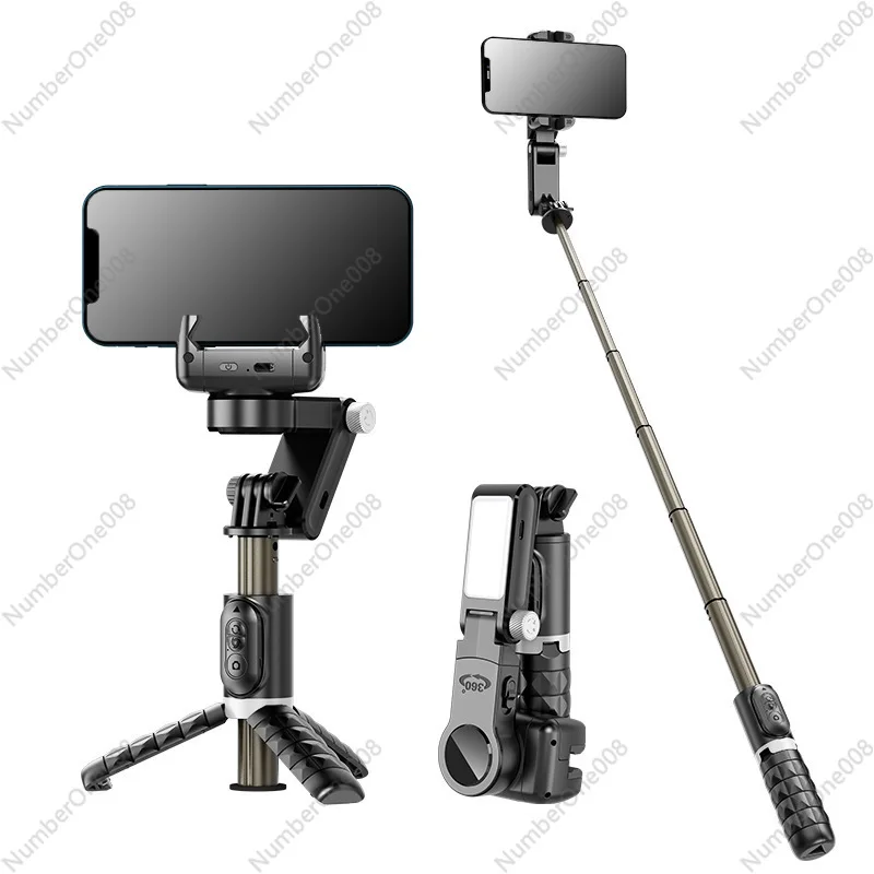 Q18 Mobile Phone Gimbal Stabilizer 3-axis Selfie Stick Anti-shake Desktop Tripod Lazy Live Broadcast Mobile Phone Holder Table