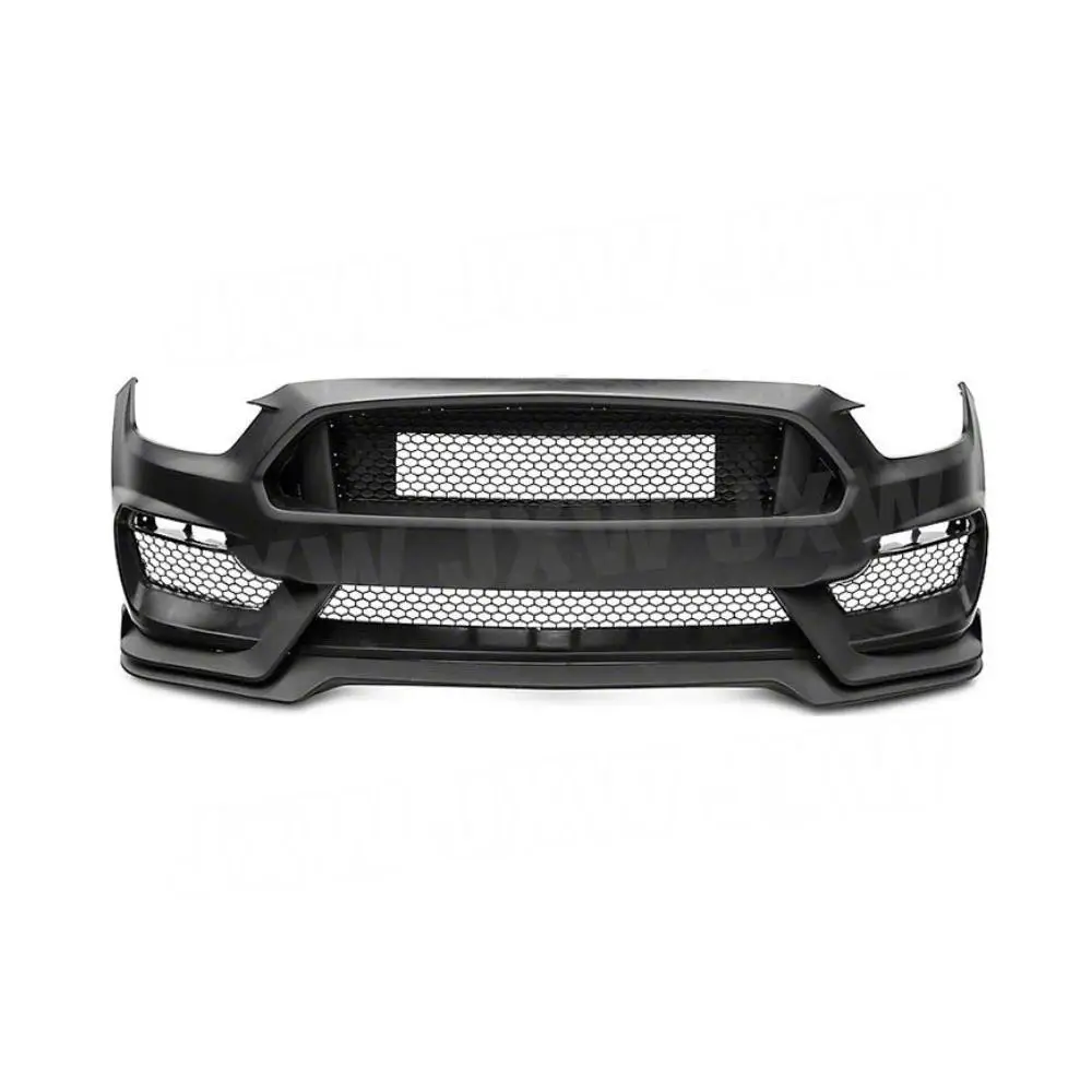 PP Front Bumper Facelift Mesh Grill Parts Rear Diffuser Spoiler For Ford Mustang V8 V6 GT350 Coupe 2015-2017 Body Kits Lip Guard