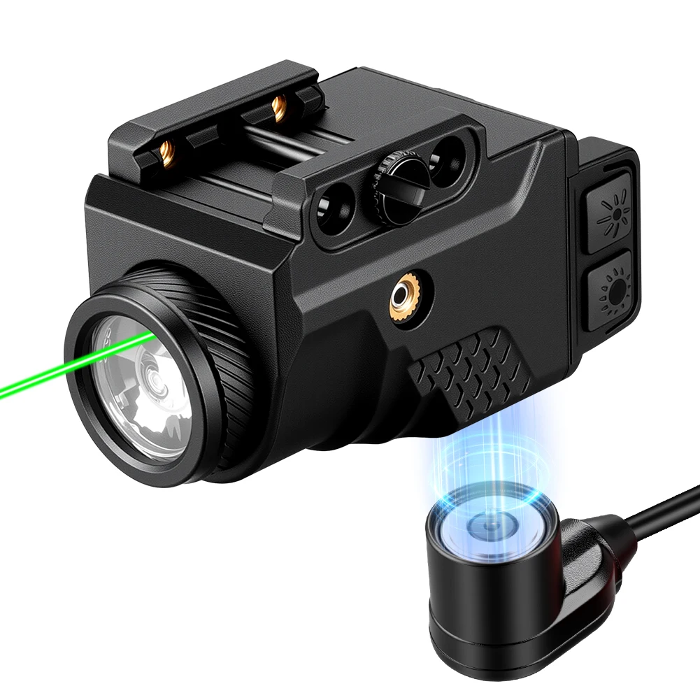 uniquefire-tactical-rifle-laser-combo-flashlight-magnetic-usb-rechargeable-with-green-beam-sight-for-picatinny-17mm-rail