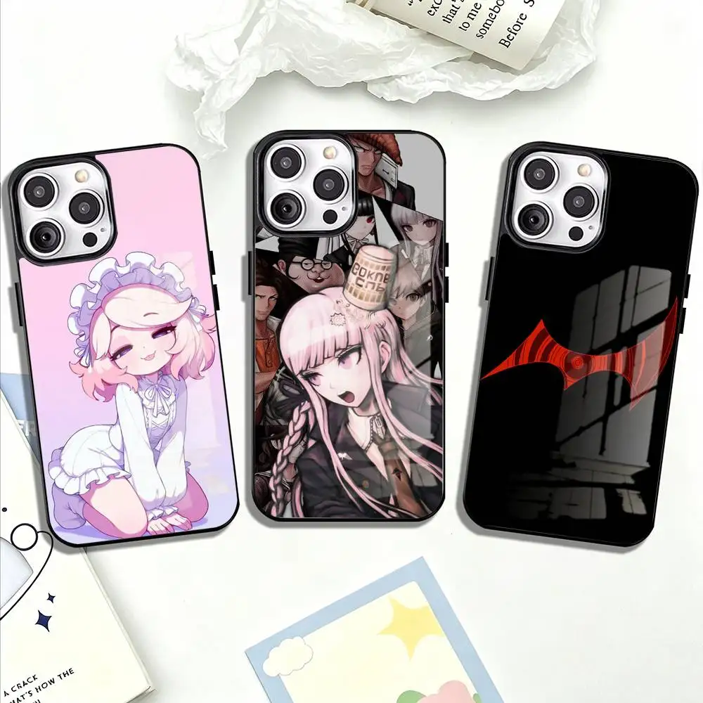 

Game D-DanganronpaS Phone Case for iPhone 17 16 15 14 13 12 11 Pro Max Plus MINI Black magnetic crystal porcelain
