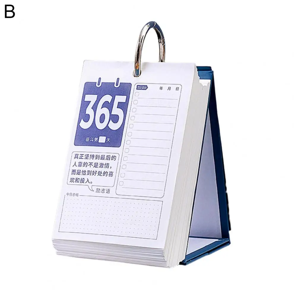 นับถอยหลังปฏิทินปฏิบัติ2023ปีปฏิทิน Memo กระดาษสมุดแพลนเนอร์ Self-Standing ปฏิทินนับถอยหลัง