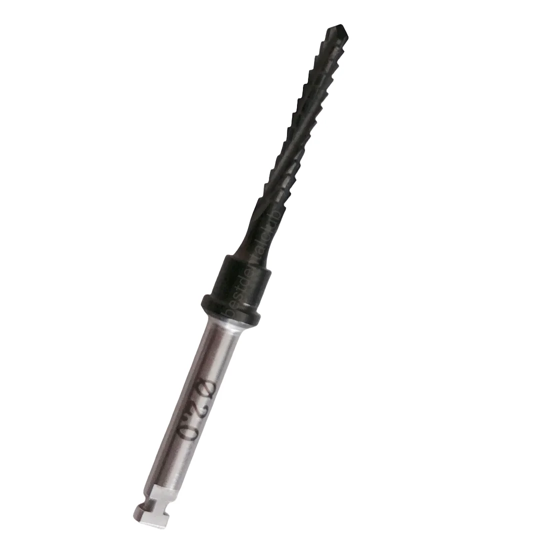 1Piece Dental Cross Cutter Drill Implant Bone Side Cut Debris Blade ∅2.0 Fit Lindemann Pointed Head