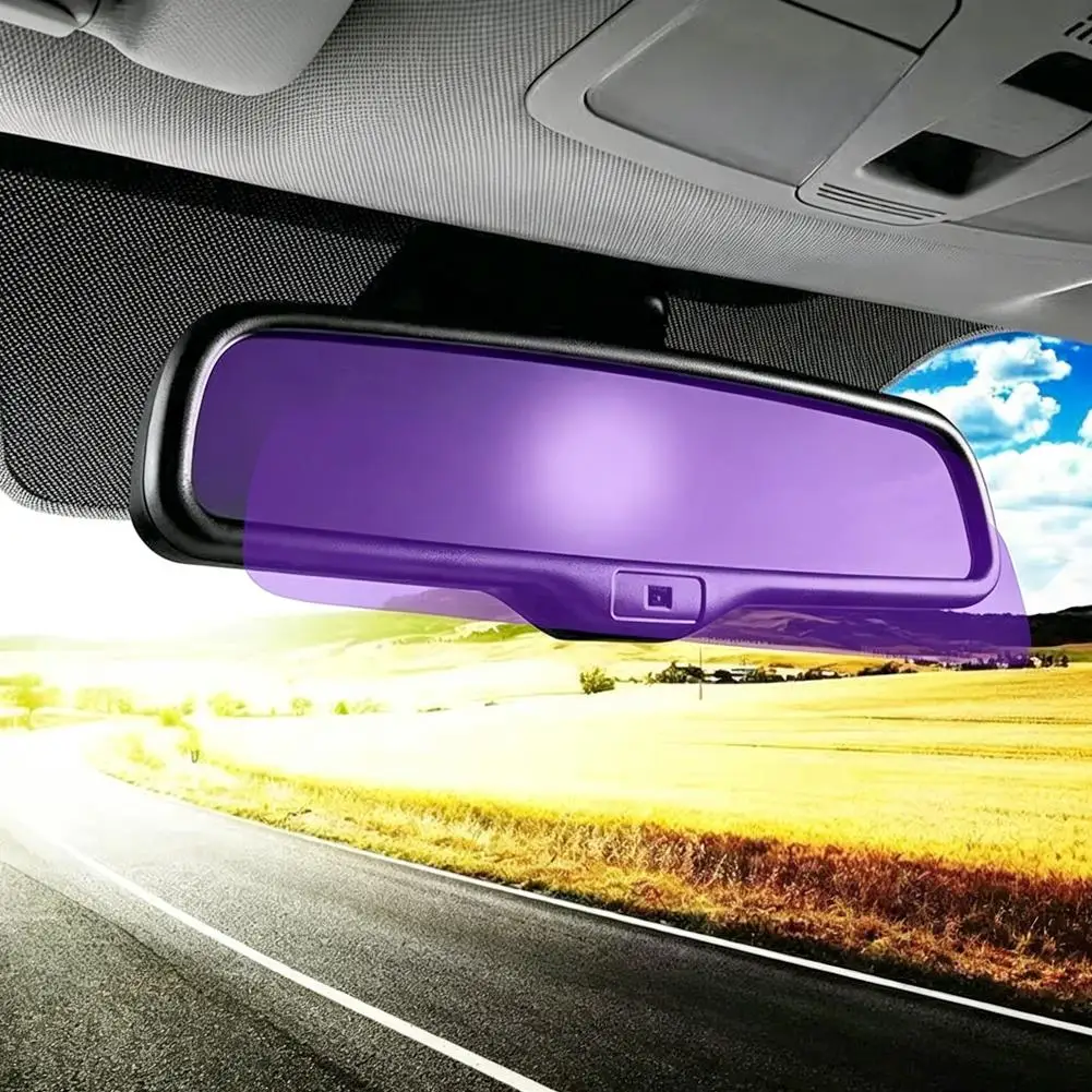 Rearview Mirror Anti-glare Film Anti Fog Film Auto Night Reversing Glare Protection Sticker Accessories view 3
