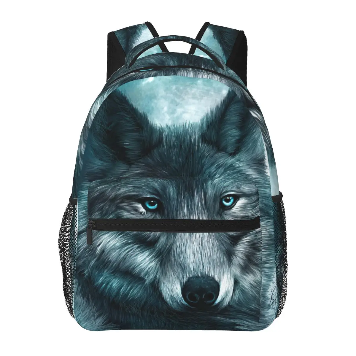 

Black Wolf Backpack for Girls Boys Travel RucksackBackpacks for Teenage school bag