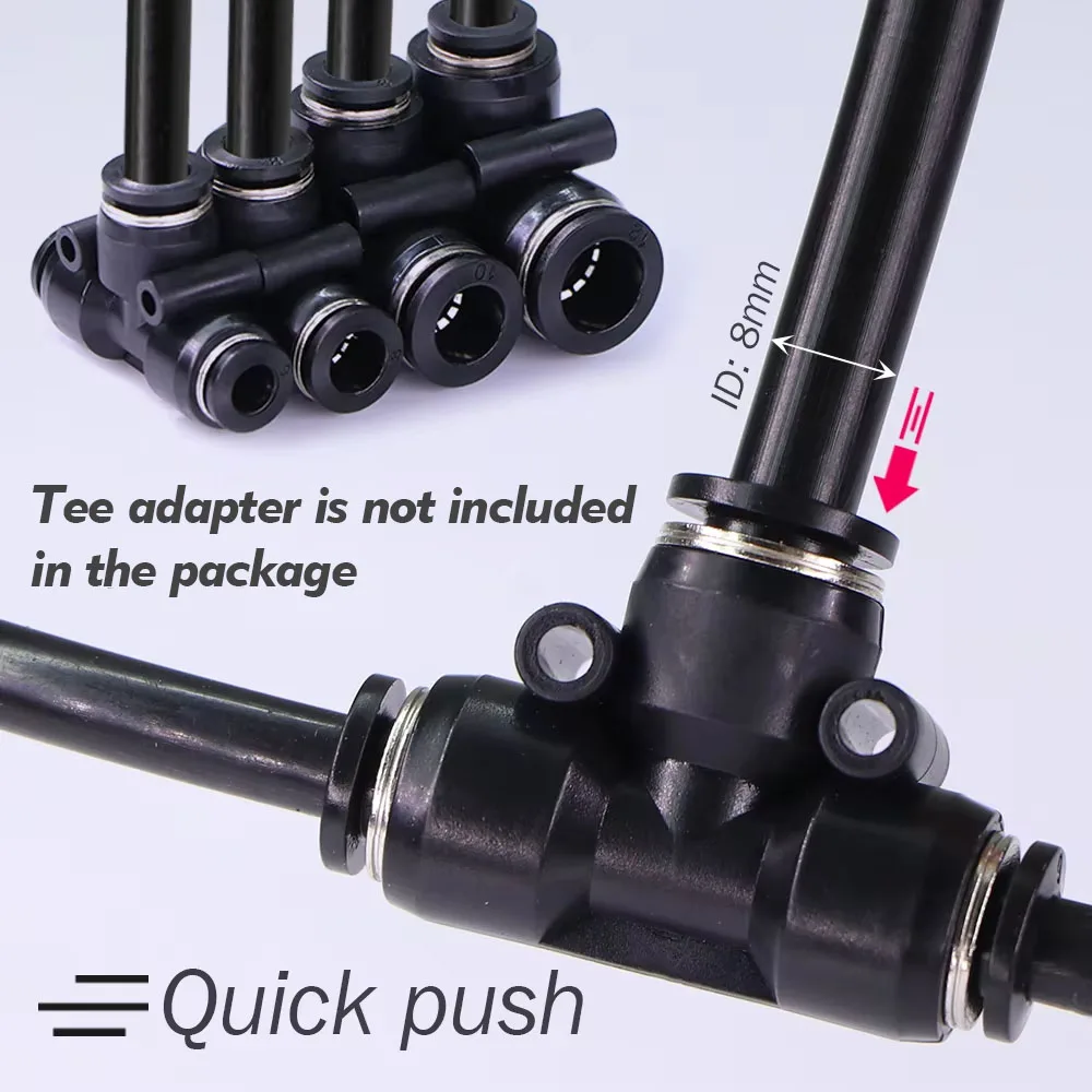 20/30/50cm 360° Free-bend Brass Misting Nozzles 8mm Adjustable Atomization Sprayer for Outdoor Garden Irrigation Auto Watering