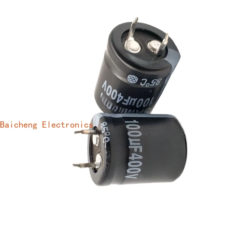 10 Uds 400V100UF condensador electrolítico 22x25 85 grados de aluminio