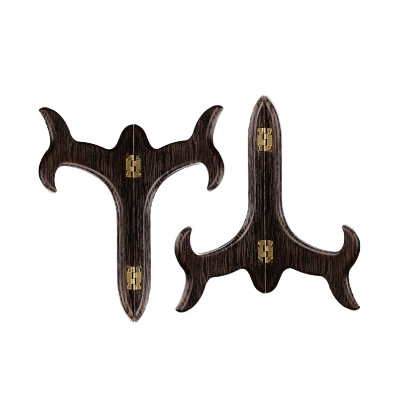  Pack of 2 Home Use Tea Shelf Racks for Organizing and Presenting Puer Tea Plate Display Bracket Desktop Storage Stand