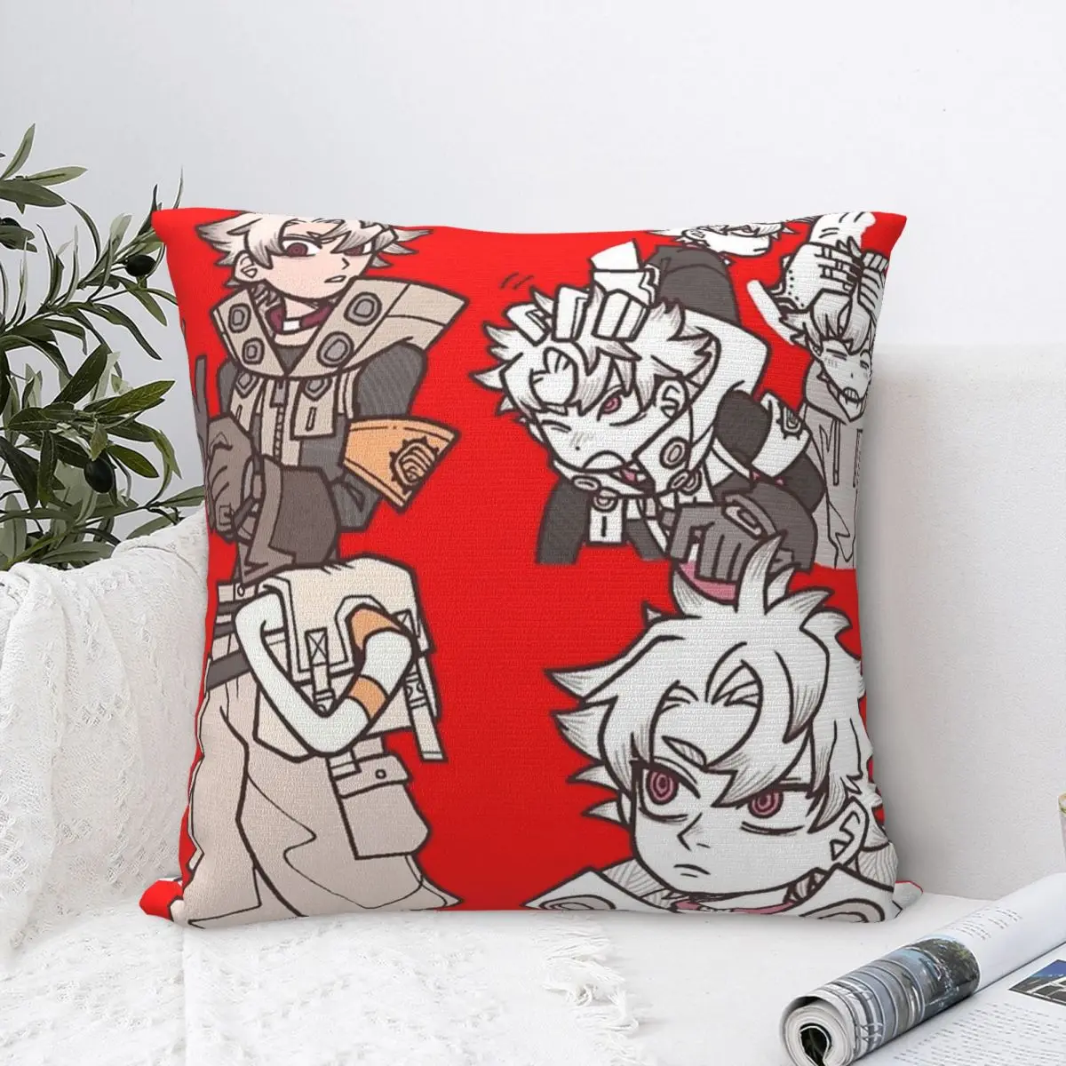 Rudo Surebrec Gachiakuta Anime Pillowcase Printing Cushion Cover Decorations Pillow Case Cover Living Room Square 45X45cm