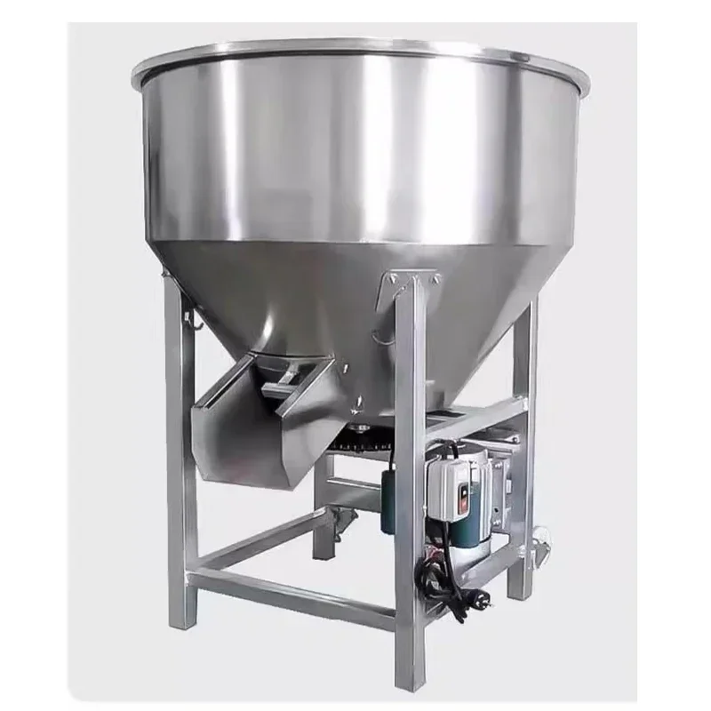 Multi-função corrente de acionamento pequeno aves animal peru peixe frango gado máquina misturadora de alimentação de grãos