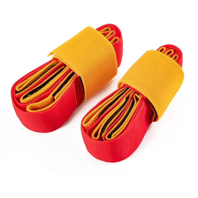 Giant Footsteps Team Collaboration Props - 3-6 People Kids Outdoor Balance Training Fun Sports Interactive Play Toys