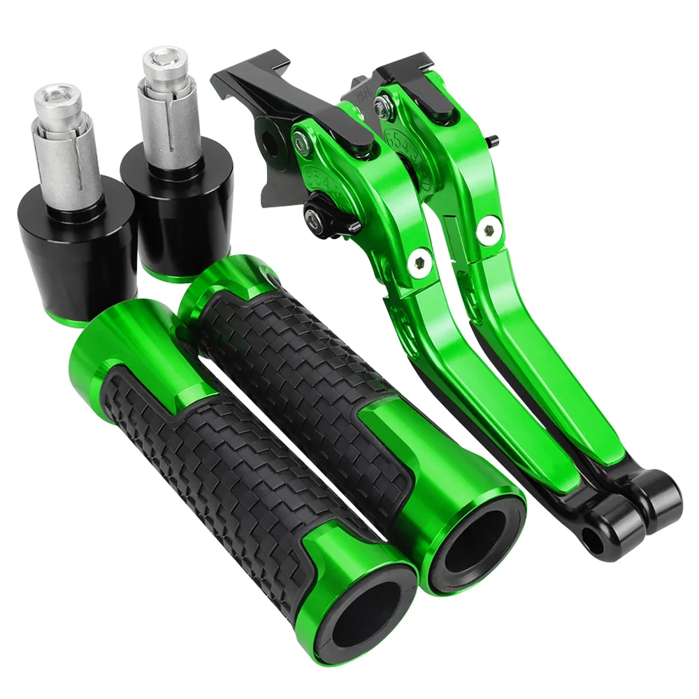 

For KAWASAKI ER6N ER-6N ER 6N 2004 2006 2007 2008 Motorcycle Brake Clutch Levers 7/8"22MM Handlebar Grips Handle Bar Grip Ends