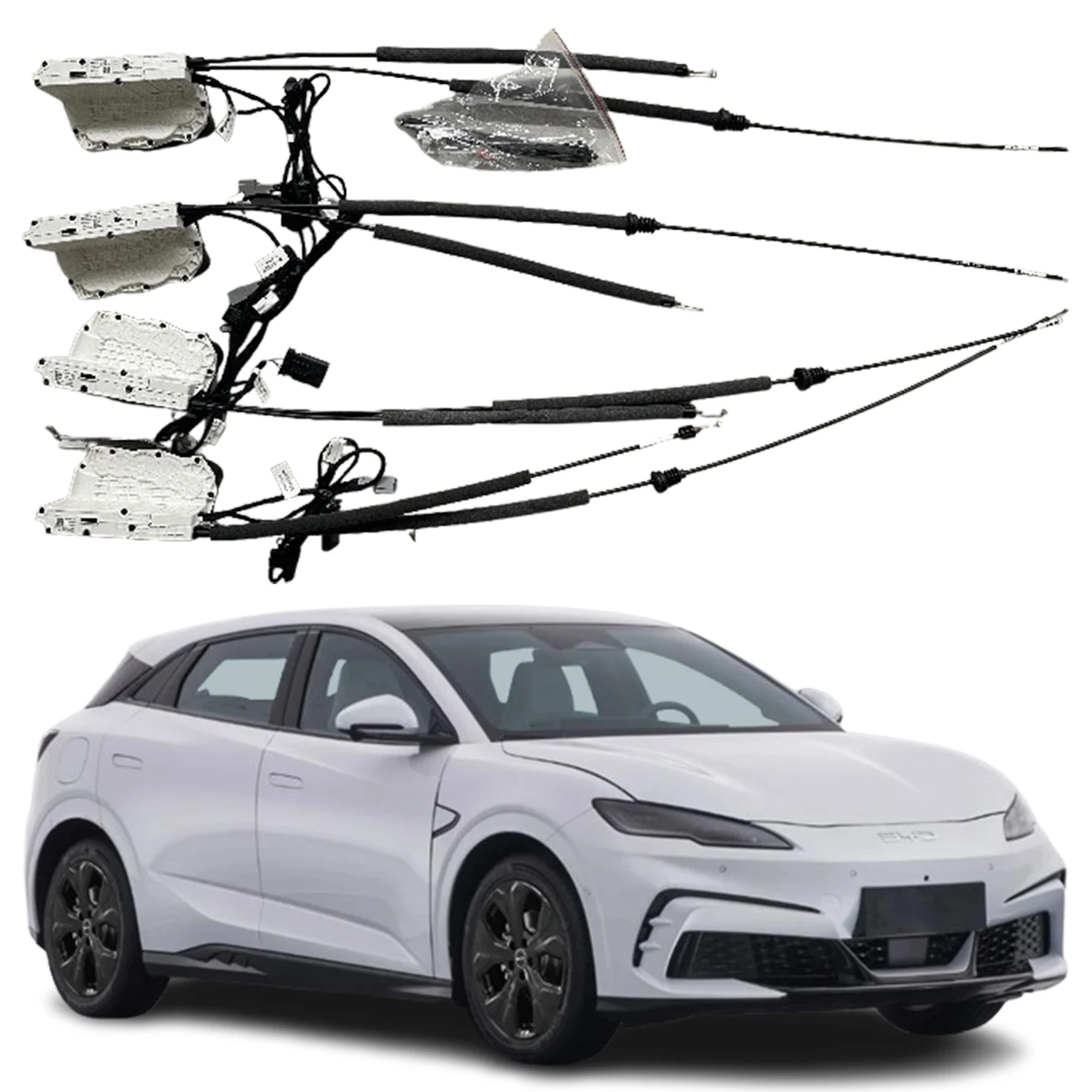 

Plug And Play Auto Electronic Parts Aluminum Byd Dolphin Electric Car Spare Parts Electric Suction Door For BYD Seal 06 2024+