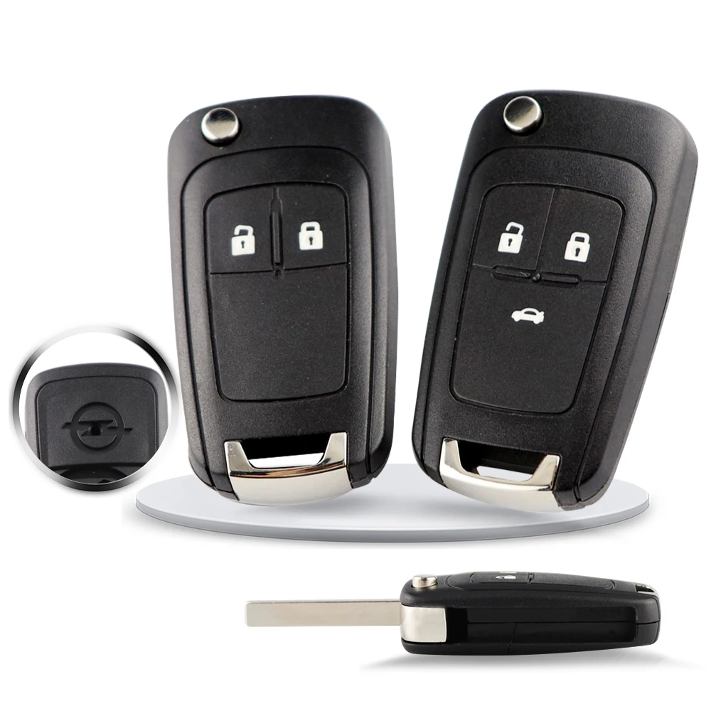 YIQIXIN Dla Opel Vauxhall Insignia Astra J Zafira C Mokka Dla Chevrolet Cruze Epica Lova Camaro Impala Samochodowe składane etui na kluczyk