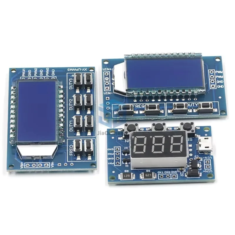 Signal Generator PWM Pulse Frequency Duty Cycle Adjustable Module LCD Display 1Hz-150Khz 3.3V-30V PWM Board Module